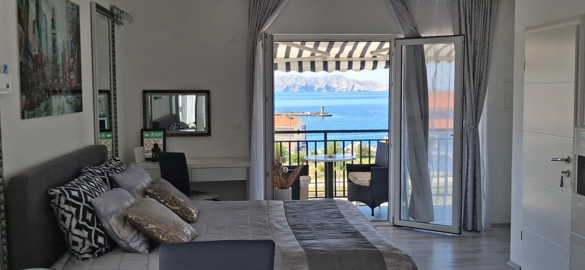 סנג' Beautyful Sea View 6 Luxury Studio Danijela מראה חיצוני תמונה