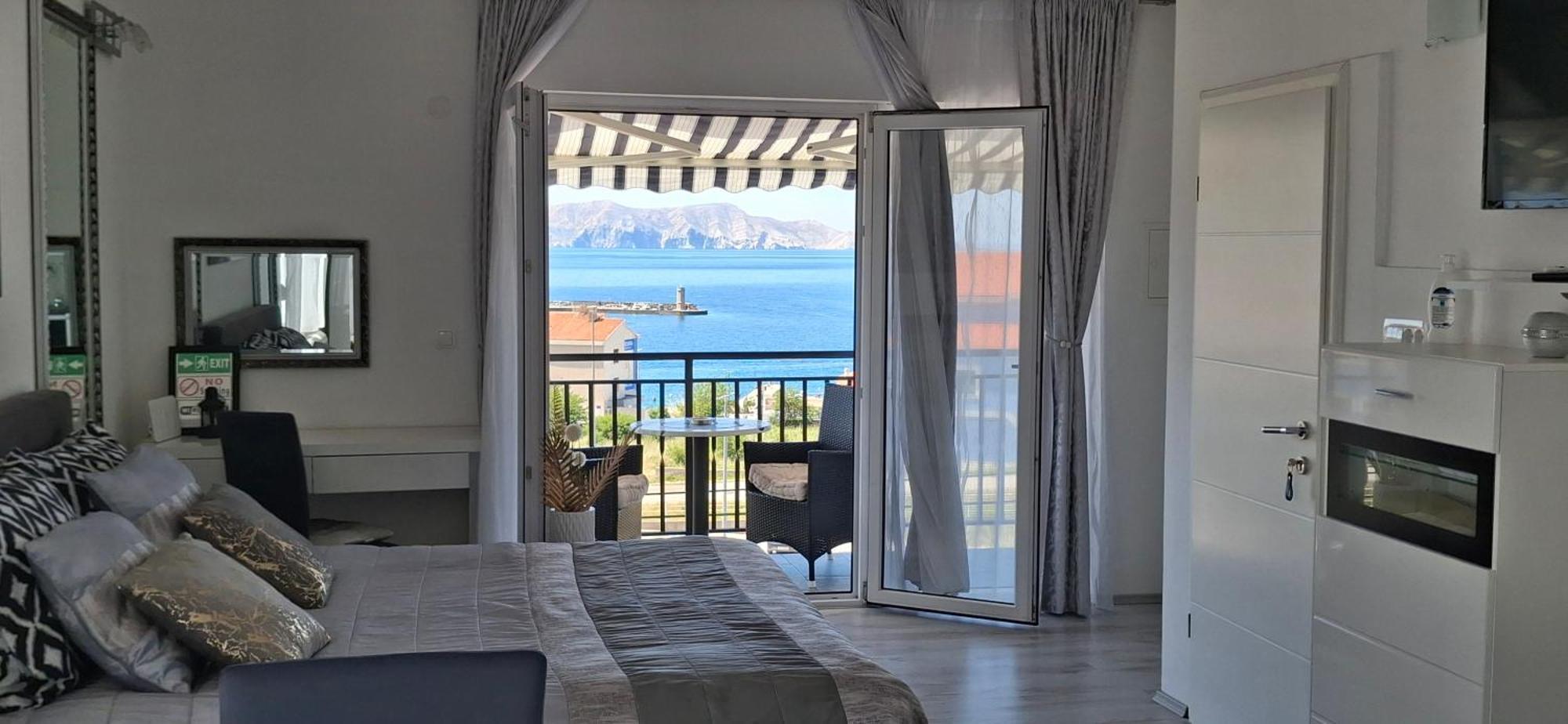 סנג' Beautyful Sea View 6 Luxury Studio Danijela מראה חיצוני תמונה